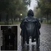 Seniori Regenponcho Regencape mit Reflektor | Rollstuhl Produktbild-Vorschau 3