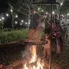 Szubienica grilla ze stali nierdzewnej | grill obrotowy - Podgląd zdjęcia produktu 4