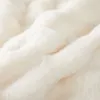 （160 * 100 cm, bílá）Super měkká Umělá kožešina Oboustranná Náhled obrázku produktu 6
