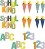 Oblique Unique Schul Konfetti Set 14 Stk. metallisch Produktbild-Vorschau 1