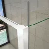 U-kabine 80x185cm Drehtür mit 80x80x185cm Seitenwand 5mm Produktbild-Vorschau 9