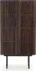 Highboard Louvre - Dunkelbraun Produktbild-Vorschau 1