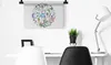 MuchoWow® Wandteppich Wandbehang Kinderzimmer - Kreis - Produktbild-Vorschau 4