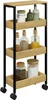 Rollwagen, Küchenwagen, mit 3 Ablagen, Nischenregal mit Produktbild-Vorschau 8