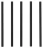 500 Mehrweg-Cocktail Trinkhalme PP Ø 7 mm · 15 cm schwarz Produktbild-Vorschau 1