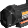 Close-up view of the battery housing and switch of a black vacuum pump. Náhľad obrázku produktu