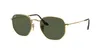Ray-Ban RB3548N 91233M Hexagonal gold / green Produktbild-Vorschau 3