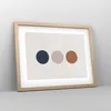 Gerahmtes Poster - Rahmen in heller Eiche - Minimalistisch Produktbild-Vorschau 8