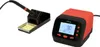 A soldering iron and its digital control unit are displayed against a white background. Produktbild-Vorschau