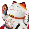 Glückskatze - Maneki-neko - Winkekatze aus Porzellan 15,5 Produktbild-Vorschau 4
