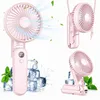 Handventilator,Tragbarer USB Handyhalter Lüfter,Mini Hand Produktbild-Vorschau 1