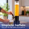Biersäule mit Zapfhahn Kunststoff H85cm 3,5l Produktbild-Vorschau 6