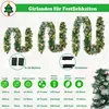JOIEYOU 800cm Weihnachtsgirlande mit 125 Warmweiß LEDs Produktbild-Vorschau 2