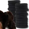 J&W Set di elastici per capelli da donna Meidani nero Anteprima dell’immagine prodotto 1
