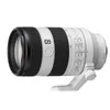 A white and black telephoto lens is shown against a white background. Produktbild-Vorschau