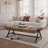 FineBuy Couchtisch Sheesham Massivholz 120cm · Produktbild-Vorschau 2