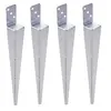Set Pfostenträger 60x600 mm Einschlaghülse L-Form Produktbild-Vorschau 1