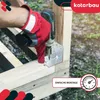 KOTARBAU® Set da 12 angolari per scaffali 100x100x100 mm Anteprima dell’immagine prodotto 4