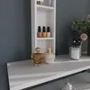 Regal Vicco Sherry Weiß 20 x 65 cm mit 3 Ablagefächern, Produktbild-Vorschau 4