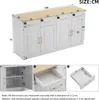 Merax Sideboard Buffet 140 cm mit 4 Schubladen und 4 Türen, Produktbild-Vorschau 7