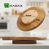KADAX Servierplatte, Drehteller aus natürlichem Holz, Produktbild-Vorschau 4