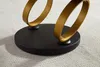 riess-ambiente Couchtisch DANCING RINGS weiß braun gold Produktbild-Vorschau 5