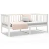 vidaXL Letto da giorno senza materasso bianco 100x200 cm in Anteprima dell’immagine prodotto 5