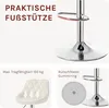 WOLTU 2er Set Barhocker Barstuhl leichte reinige Produktbild-Vorschau 7