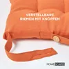 HOMESCAPES set di 6 cuscini per sedia 40x40 cm Anteprima dell’immagine prodotto 5