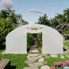 TOOLPORT Tunel foliowy Szklarnia foliowa 4x10m z oknami - Podgląd zdjęcia produktu 19