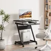 Iropro bureau table d'ordinateur noir table PC avec Voir les images du produit 1