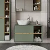 A modern bathroom vanity with a sink and faucet. Náhled obrázku produktu
