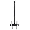A black ceiling mount for a TV, shown against a white background. Produktbild-Vorschau