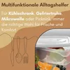 2er Set Frischhaltedosen mit Deckel Abtropfgitter Küche Produktbild-Vorschau 6