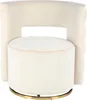 Sessel Drehsessel Beverly 100 Creme / Gold Produktbild-Vorschau 2