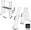 Andamio de aluminio KADAX de 320 cm Vista previa de la imagen del producto 3