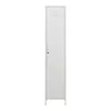 A single white metal locker is shown against a white background. Produktbild-Vorschau