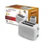 A product shot of a toaster and its packaging, with a family depicted on the packaging. Náhľad obrázku produktu