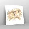 Poster - Poster ohne Rahmen - Kuss Paar Liebe - 50x50 cm - Produktbild-Vorschau 7