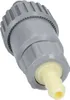 A gray and beige plastic backflow preventer for a condensate dryer drain hose. Produktbild-Vorschau