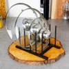 Excellent Houseware Teller- und Deckelhalter, Metall, Produktbild-Vorschau 5