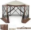 350 x 350 cm Pop-Up Screen House Zelt, 6-seitiges Produktbild-Vorschau 1