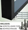 Tischbeine Metall 40x72cm Schwarz – DIY Tischgestell 2er Produktbild-Vorschau 4