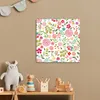 MuchoWow® Poster Blumen - Farben - Muster 30x30 cm - Produktbild-Vorschau 6