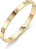 NTRUXZP Damen Armreif Edelstahl Zirkonia 6mm breit Produktbild-Vorschau 1