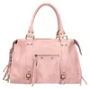 Elara Damen-Schultertasche aus echtem Wildleder Blau  Italy Produktbild-Vorschau 1