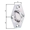 ALBERTS Öse auf Platte, disp., Länge 64 mm, Breite 41 mm Produktbild-Vorschau 2