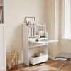SoBuy Wandklapptisch FWT105-II-W mit geöffneter Schreibtischoberfläche und Laptop Anteprima dell’immagine prodotto