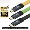 USB C-C 3.2 gen2 Typ-C Kabel 5A PD 100W Handy Laptop Produktbild-Vorschau 6