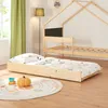 Doppel-Kinderbett 'Sodankylä' mit Ausziehbett 90x200cm Produktbild-Vorschau 2